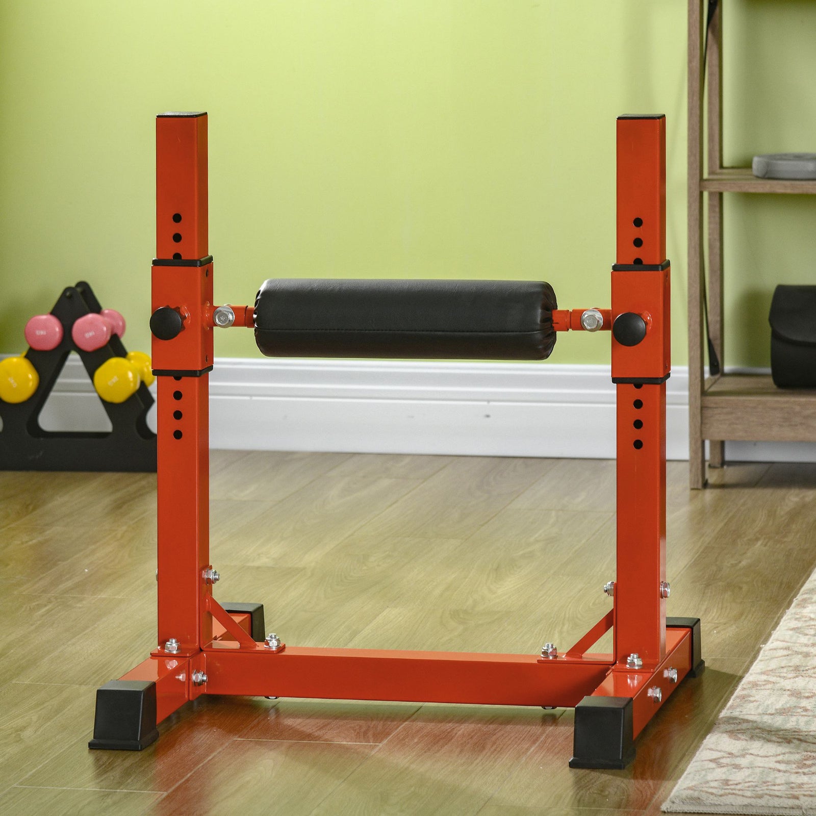 Adjustable Split Squat Stand | Red