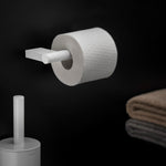 Toilet Roll Holder, White Matt, Wall-mounted, 8,5 Cm. Collection Bwc