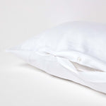 V Shaped Pillowcase Organic Cotton 400 Tc | V Shape | White