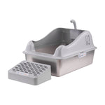 Large Stainless Steel Cat Litter Box