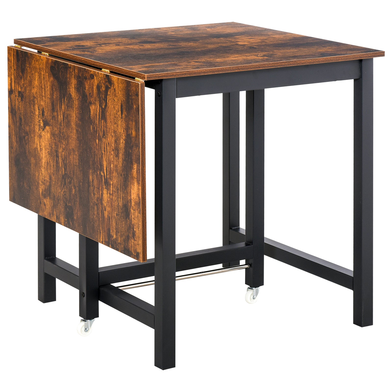 Drop Leaf Kitchen Folding Table Foldable Desk For Dining
