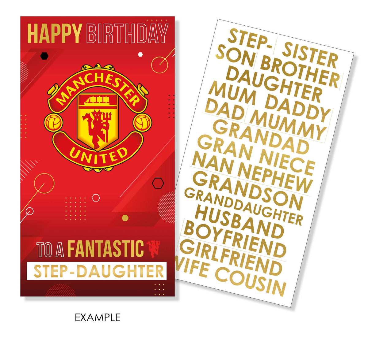 Personalise Birthday Card With Sticker Sheet Official Product