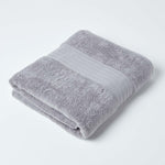 Zero Twist Supima Cotton Towels | Bath Sheet | Grey