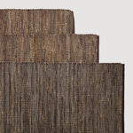 Madras Leather Hemp Rug | 150cm x 95cm | Brown