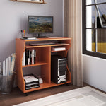 Computer Desk With Storage Shelf | Red