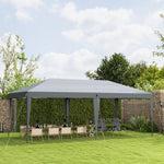 3 X 6 M Pop Up Gazebo Patio Party Event Heavy Duty Canopy | Gray