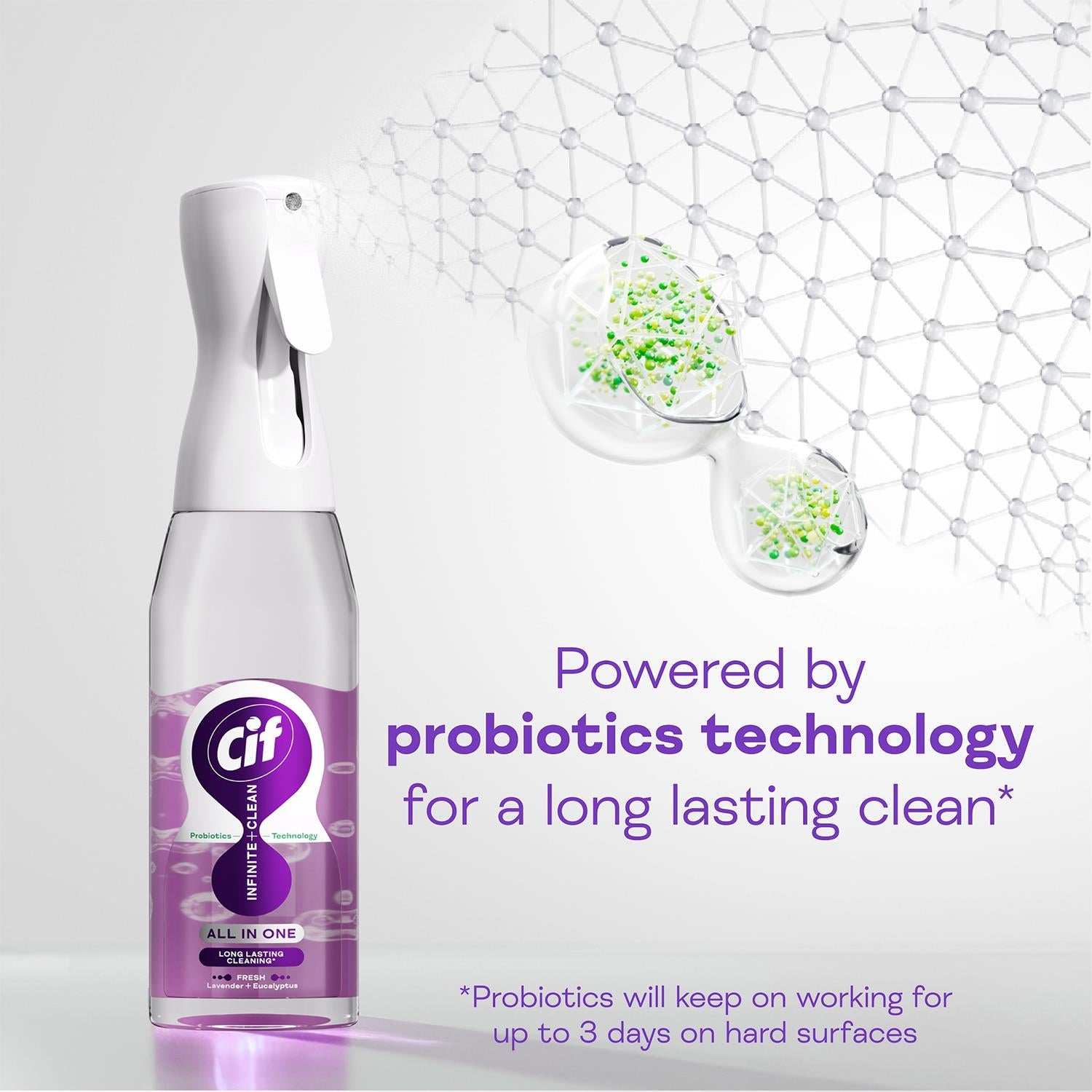 Infinite Clean All In One Cleaner Spray, Lavender Eucalyptus 6 Pk Of 590ml