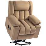 Power Lift Recliner Chair With Vibration Massage, Usb | Brown
