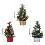3pcs Mini Tabletop Christmas Trees