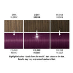 Live Amethyst Chrome (purple) Permanent Hair Dye, Urban Metallics U69 3 Pk