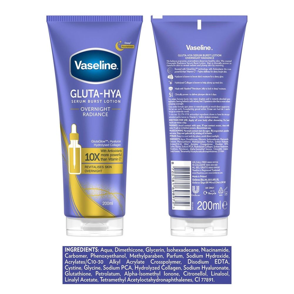 Serum Burst Lotion Gluta-hya Overnight Radiance 200ml | Set-of-6