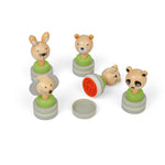 Wooden Ink Stampers - 5 Animal Stamps