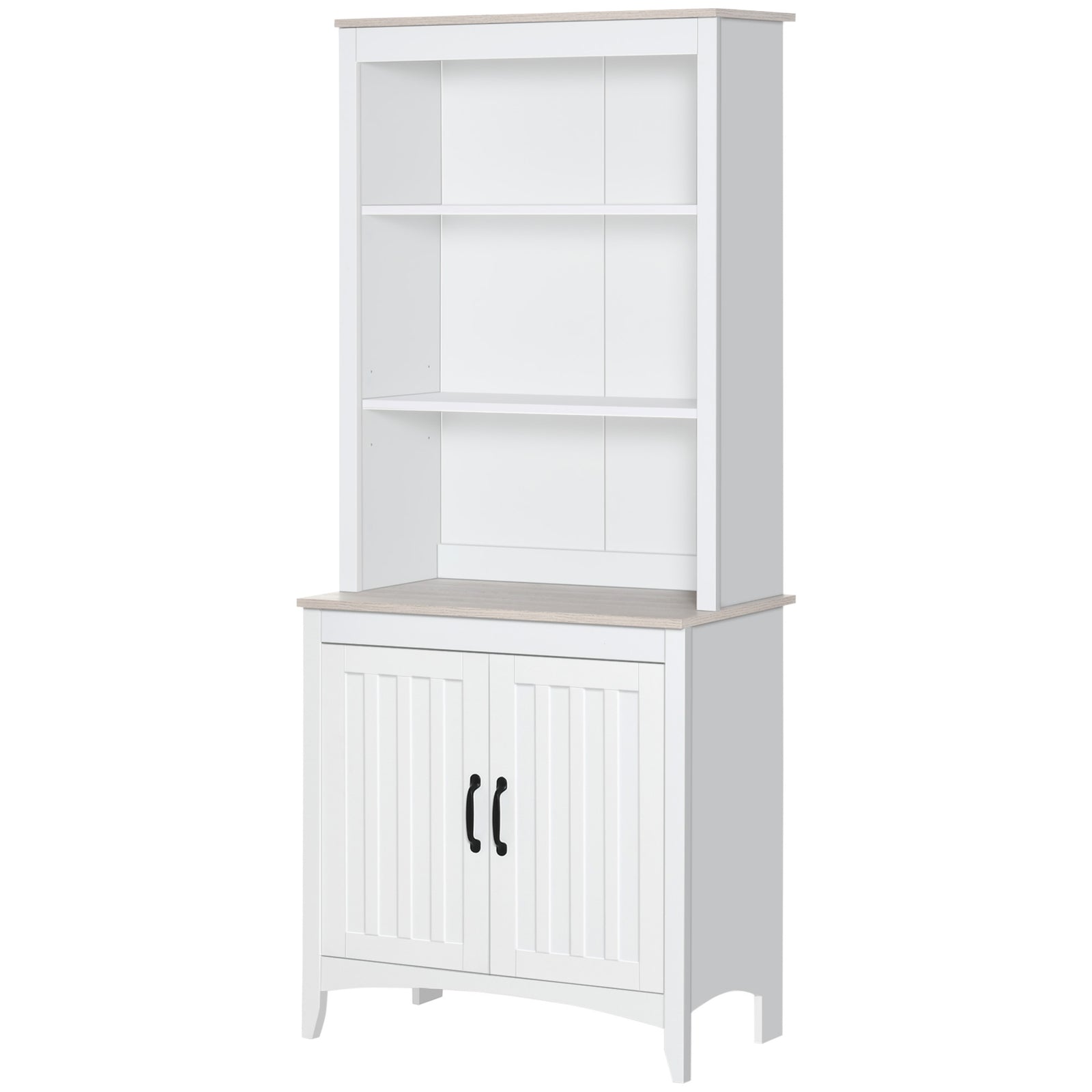 Kitchen Cupboard Freestanding Sideboard With Cabinet Shelves