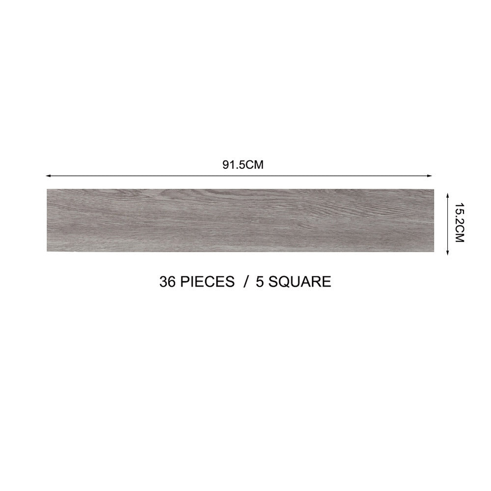 36pcs Rustic Style Wood Plank Pvc Flooring | Grey