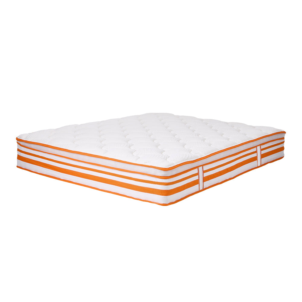 Hybrid Mattress, Medium Firm – Pocket Springs, Breathable Foam, Fire-resistant, Edge Support | Single