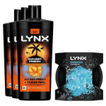 Sunset Fresh Body Wash 700ml Xxl 72h Sweat & Manwasher 2-sided Tool | Set of 3