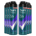 Men Nonstop Protection 72h Anti-perspirant Deodorant Active Dry 150ml, 6pk | 6