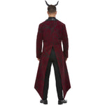 Mens Deluxe Devil Costume, Red | Large