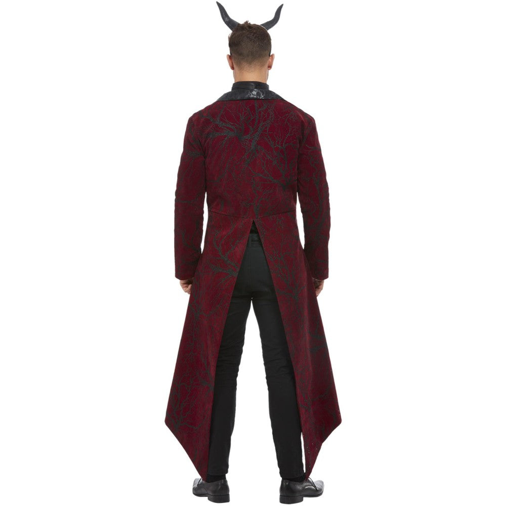 Mens Deluxe Devil Costume, Red | XL