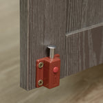 Dog Cage End Table W/ Magnetic Doors - Grey