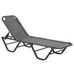 Sun Lounger Recliner W/ 5-position Backrest | Black