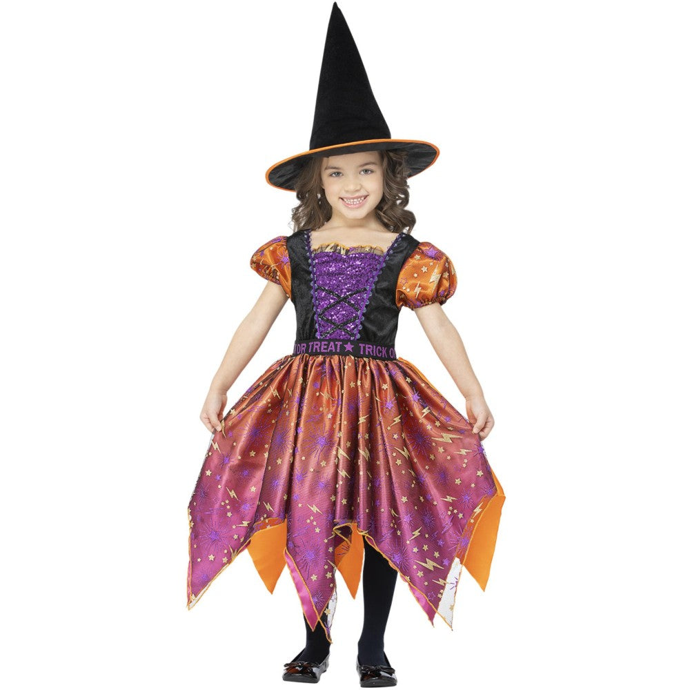 Moon & Stars Witch Costume | Age 10-12
