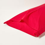 Egyptian Cotton Oxford Pillowcase 200 Tc | 48 x 74cm | Red