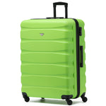 29" Large Suitcase Check-in Hold Luggage Hard Shell 4 Wheels Tsa Lock | Medium x2 | Green
