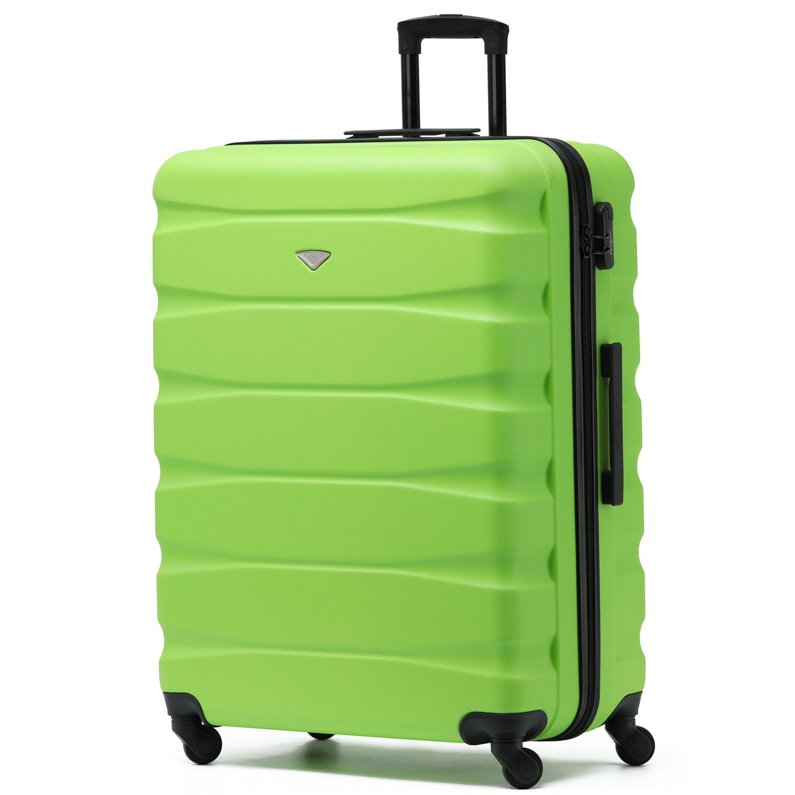 29" Large Suitcase Check-in Hold Luggage Hard Shell 4 Wheels Tsa Lock | Medium x2 | Green