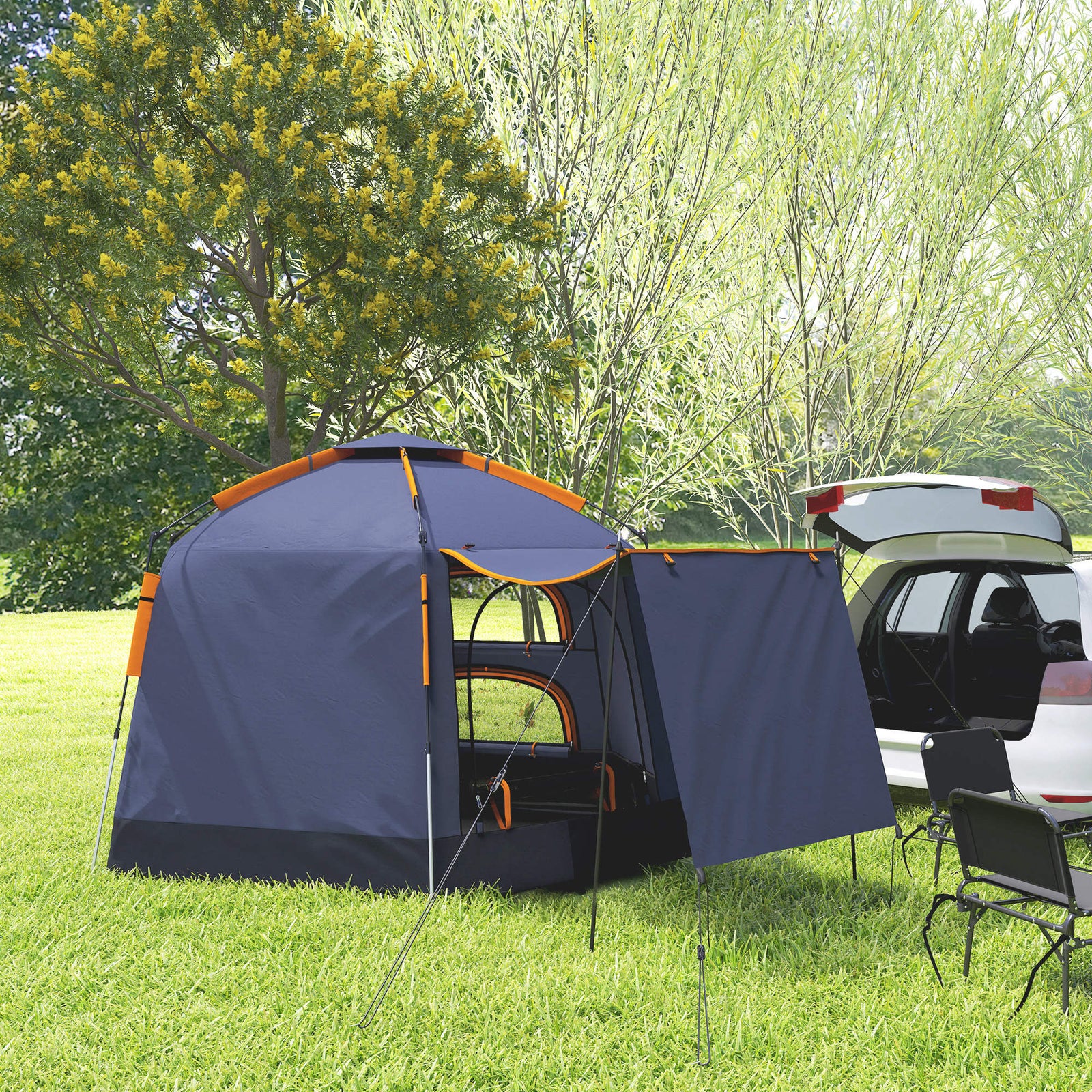 2-4 Person Tent, Instant Pop Up Camping Tent | Dark Gray