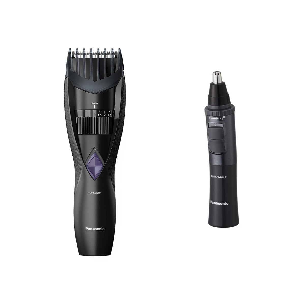 Panasonic Er-gb37 + Er-gn33 Beard & Facial Hair Trimmer Bundle