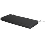 Garden Bench Cushion 2 Seater Seat Pad Indoorand Outdoor Use | Gray