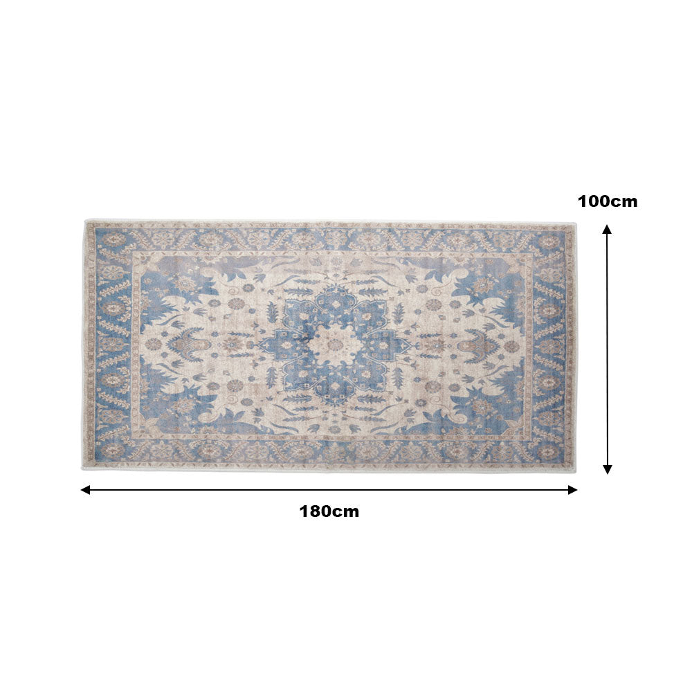 Rectangle Vintage Floral Area Rug