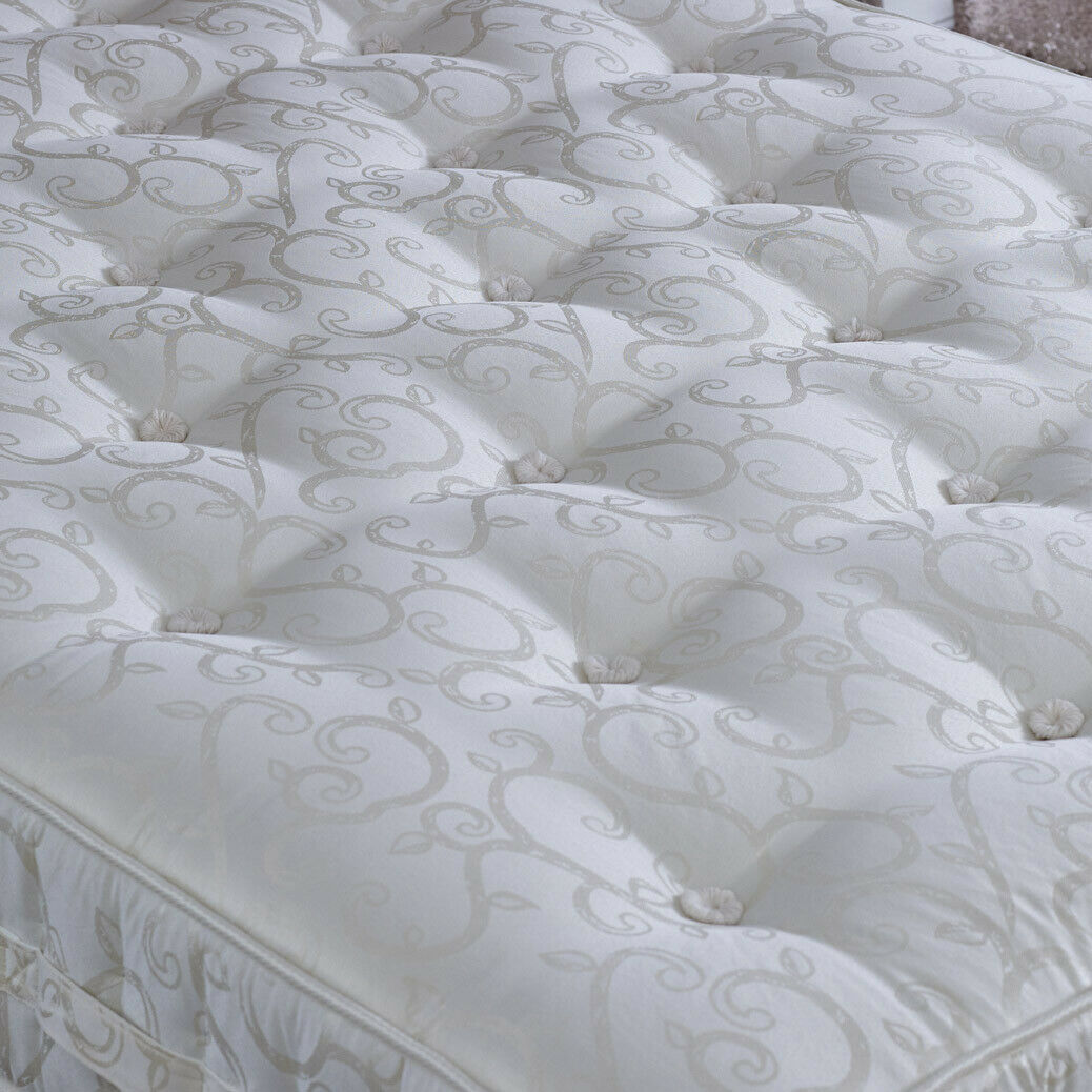 Miracle 1500 Pocket Sprung Wool Mattress | Small Single | White
