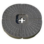 4pc Parasol Base, Up To 100kg, Sand/water Fillable