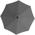 Upf 50+ Replacement Parasol Canopy Parasol Cover Replacement | Gray