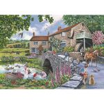 Old Mill - 1000 Piece Jigsaw Puzzle For Adults