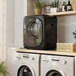 Compact Dryer Machine With 5 Modes, 4kg Small Tumble Dryer | Black
