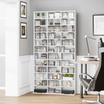 Cd Dvd Media Storage Shelves Display Shelf Racks Wooden | One Size | White