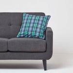 Tartan Check Cotton Cushion Cover | 45cm x 45cm | Blackwatch