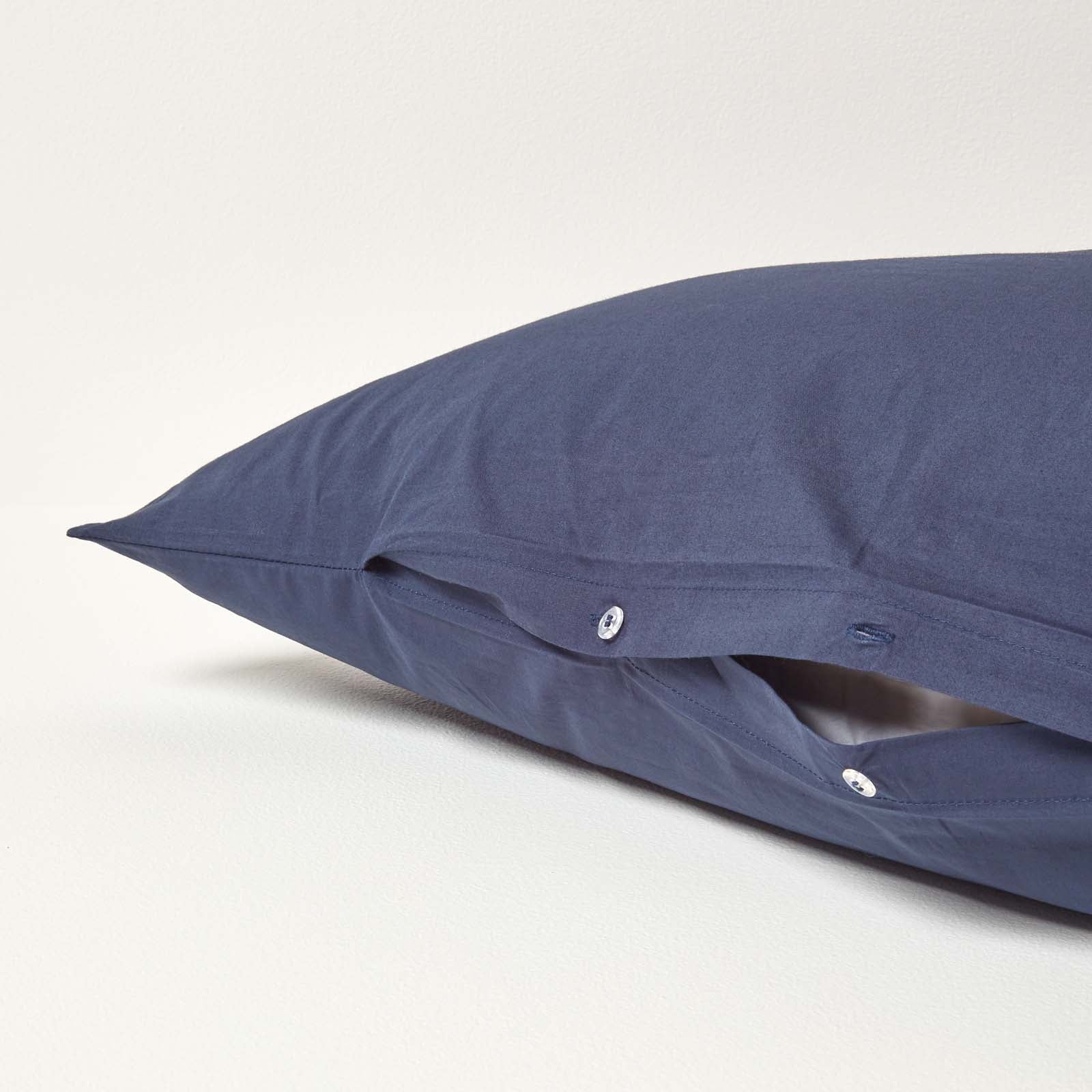 Egyptian Cotton V Shaped Pillowcase 200 Tc | V Shape | Navy Blue