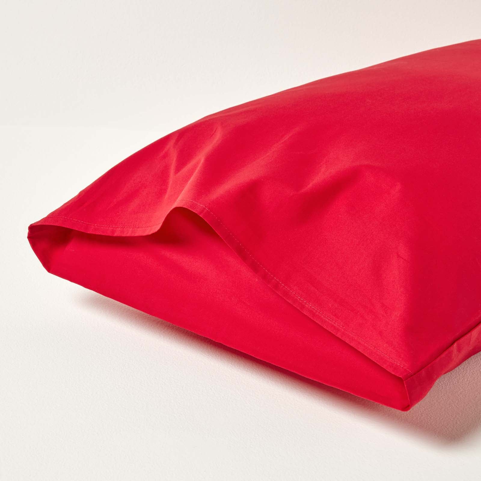 Egyptian Cotton Housewife Pillowcase 200 Tc | 48 x 74cm | Red