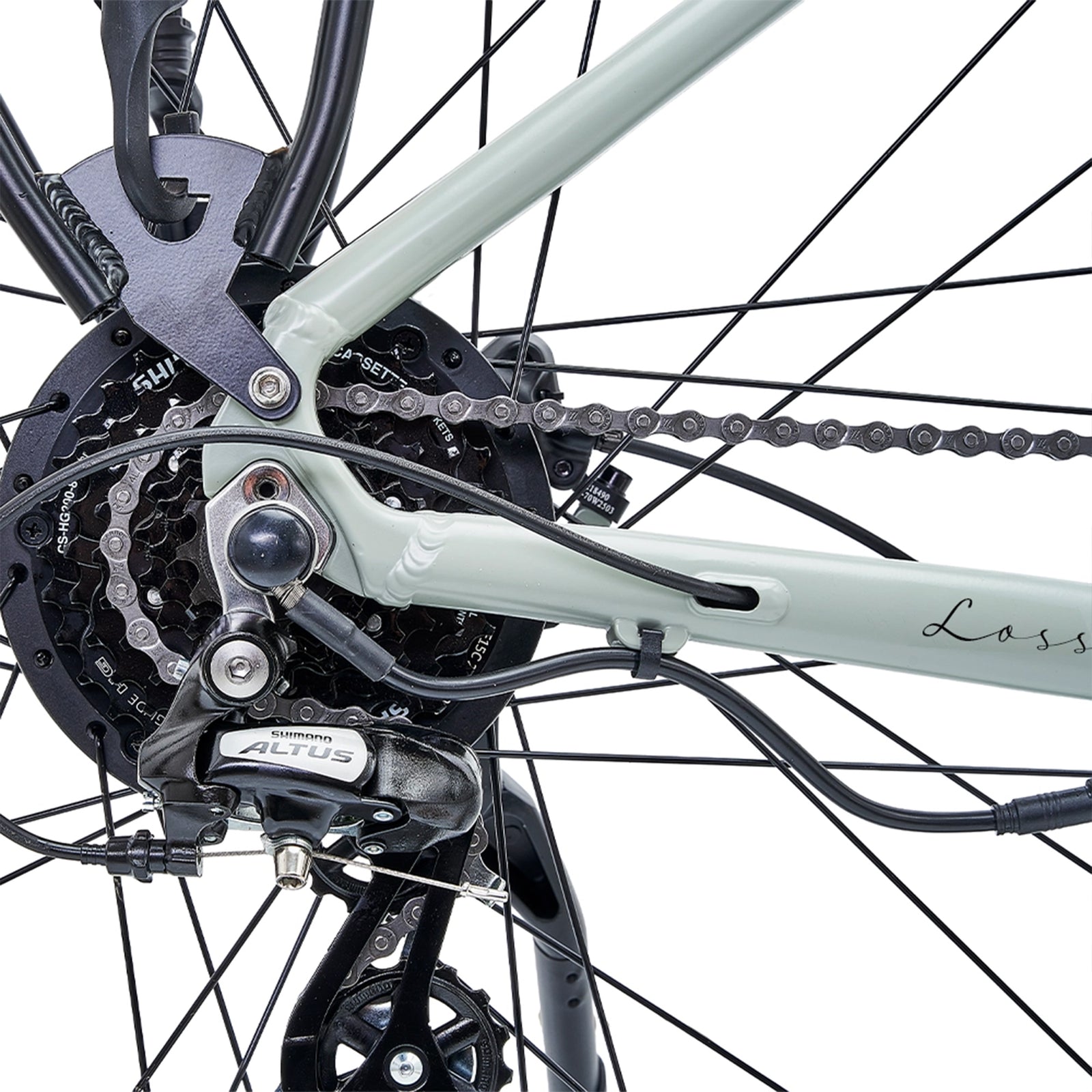 Hygge Lossø Step 2026 – Urban E-bike 36V 13Ah – Moss Grey