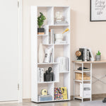 Multipurpose 8 Grid Bookshelf Decorative Shelf | One Size | White
