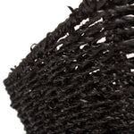 Black Paper Rope Tray | Medium | Black