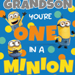 Despicable Me Grandson Birthday Card Official Product