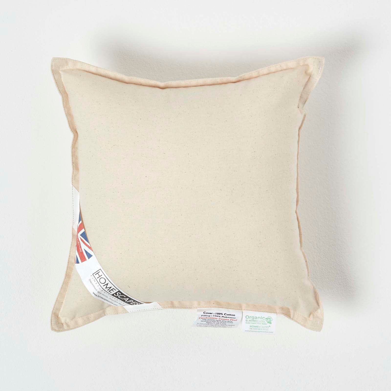 Organic Cotton Cushion Pad | 30cm x 30cm | Beige