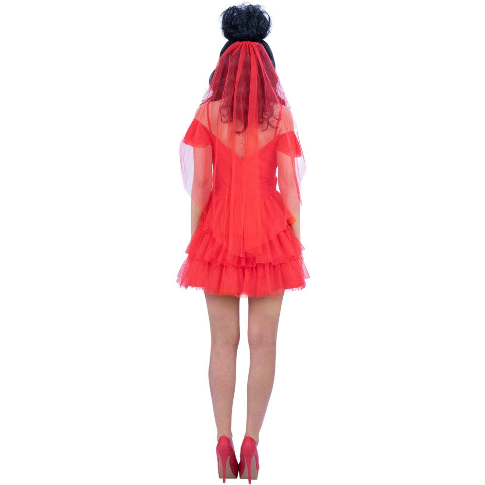 Beetlejuice, Lydia Bride Short Dress Costume | Large