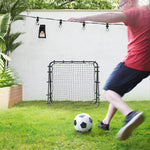 Football Rebounder Net, Adjustable Angles | Black