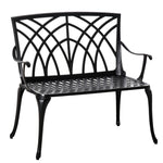 2-seater Cast Aluminium Garden Bench